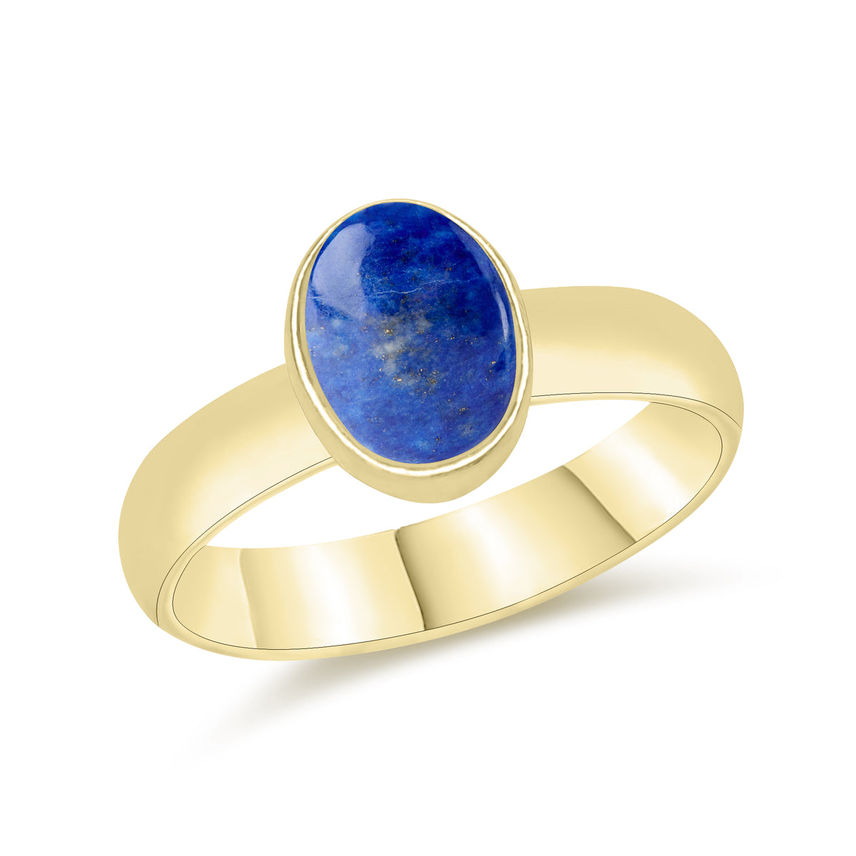 Smooth Plain Gemstone Rings – Multi-Shape | Silver / 18K Gold / 18K Rose | Bundles