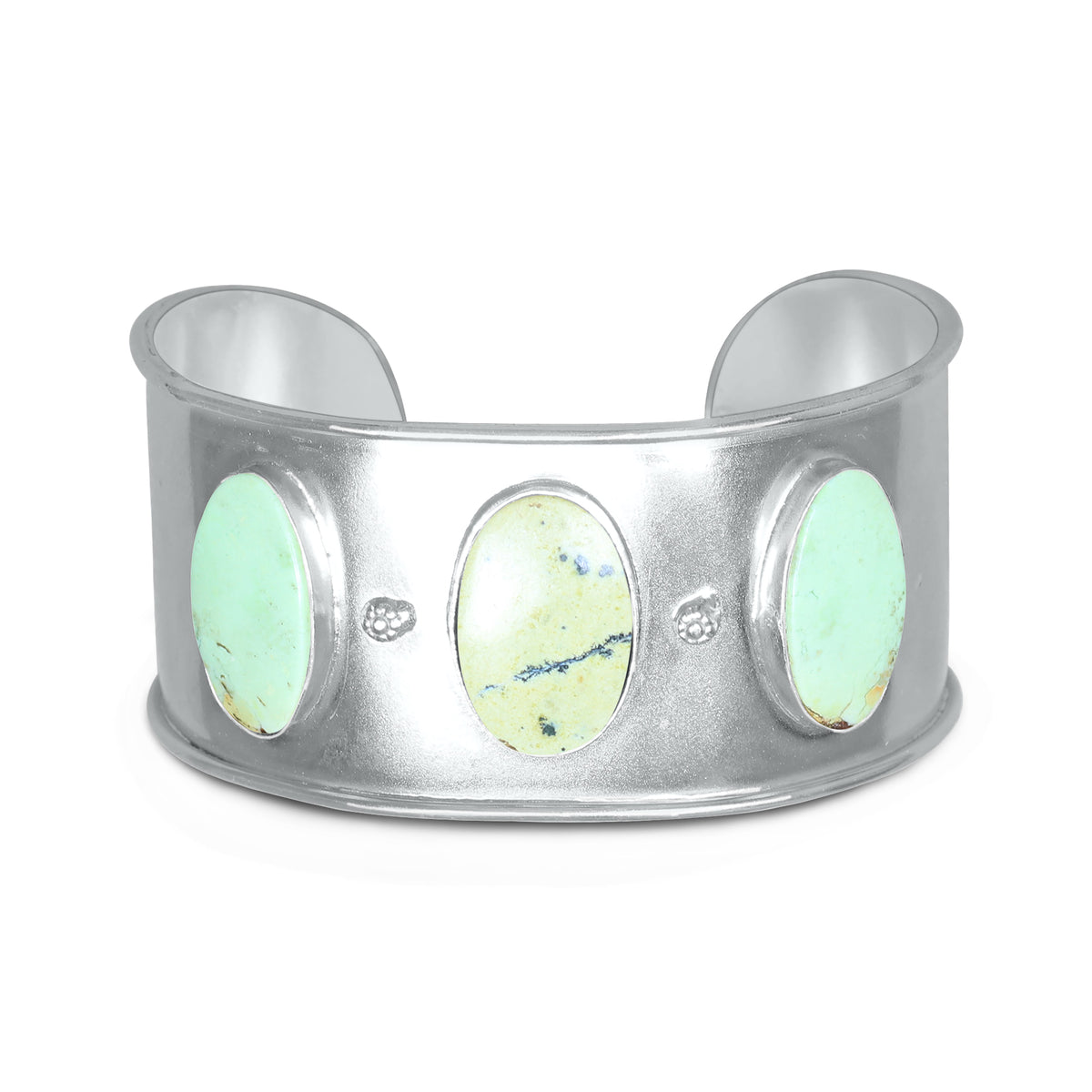 Statement Gemstone Bangles – Silver-Plated, Adjustable Handmade Cuffs | Wholesale (Made to Order)