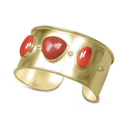 Statement Gemstone Bangles – Silver-Plated, Adjustable Handmade Cuffs | Wholesale (Made to Order)