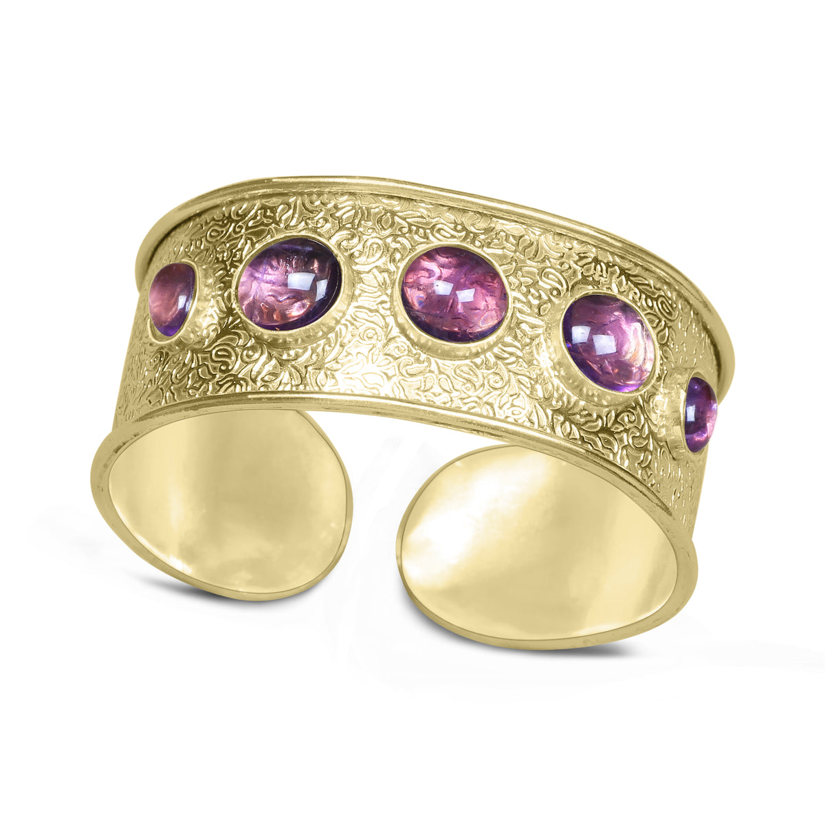 Statement Gemstone Bangles – Silver-Plated, Adjustable Handmade Cuffs | Wholesale (Made to Order)