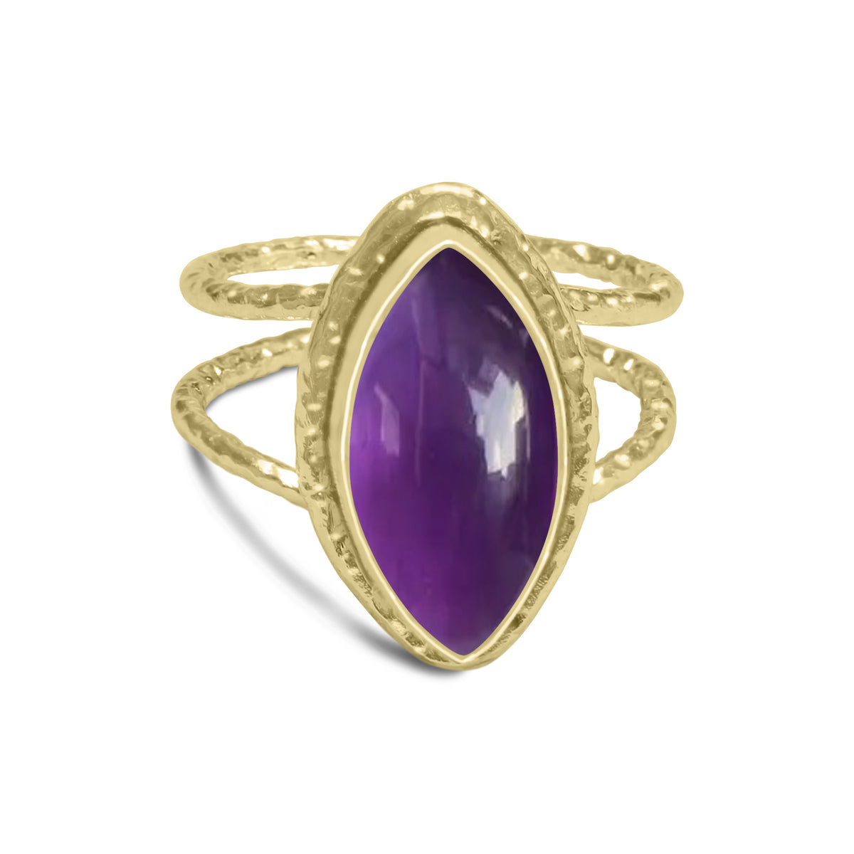 Multi-Stone Boho Cocktail Rings – Assorted Designs, 18K Gold Plated | Wholesale