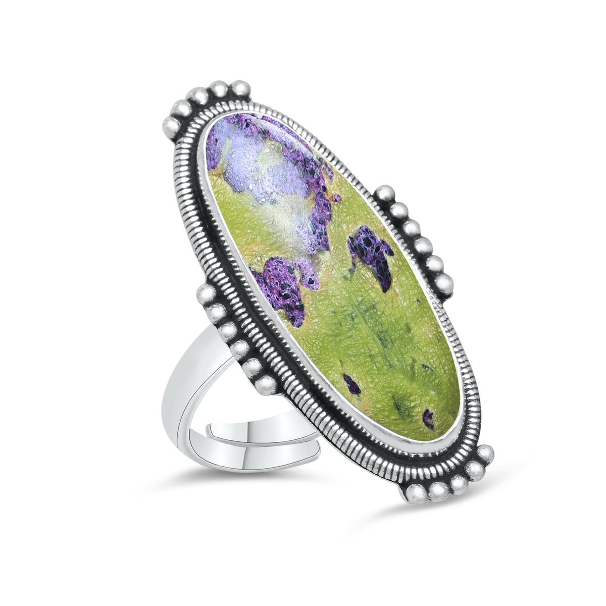 Handgefertigte Edelsteinringe im böhmischen und Vintage-Stil – riesige verschiedene Designs, Natursteine, versilbert und vergoldet über Messing, gemischte Größen (US 6–10, UK LT, EU 52–61)