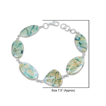 Mariposite Link Bracelets – Silver-Plated, Minimalist | Wholesale