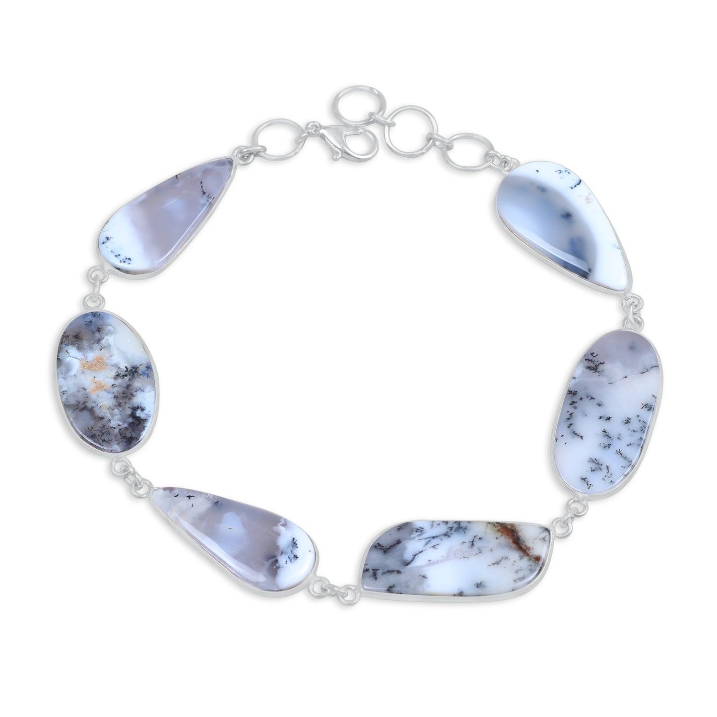 Bracelets manchettes réglables faits main en cristal naturel assorti pour femmes Lot de gros bracelets joncs plaqués argent multicolores