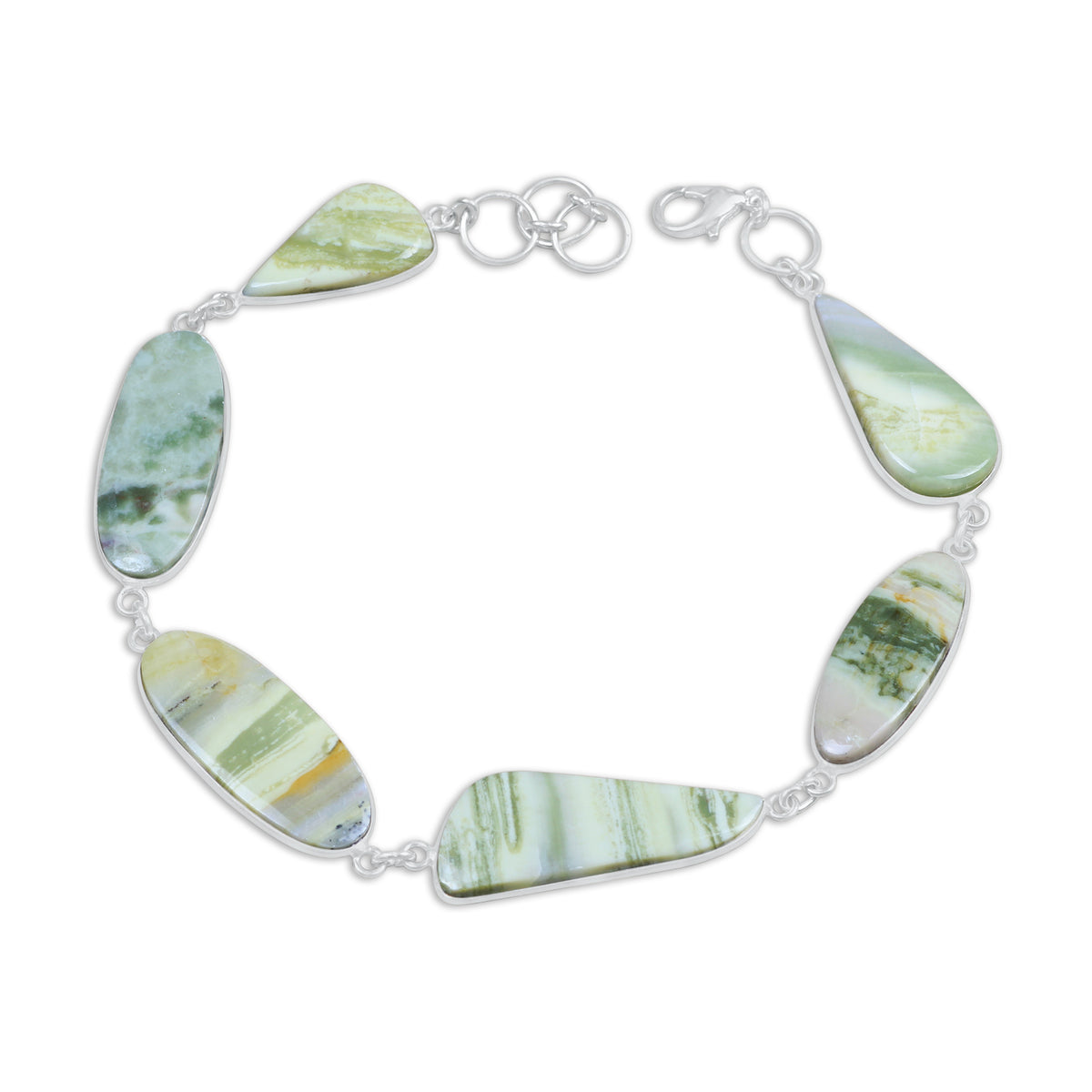 Serpentine Link Bracelets – Silver-Plated, Adjustable, Minimalist | Wholesale