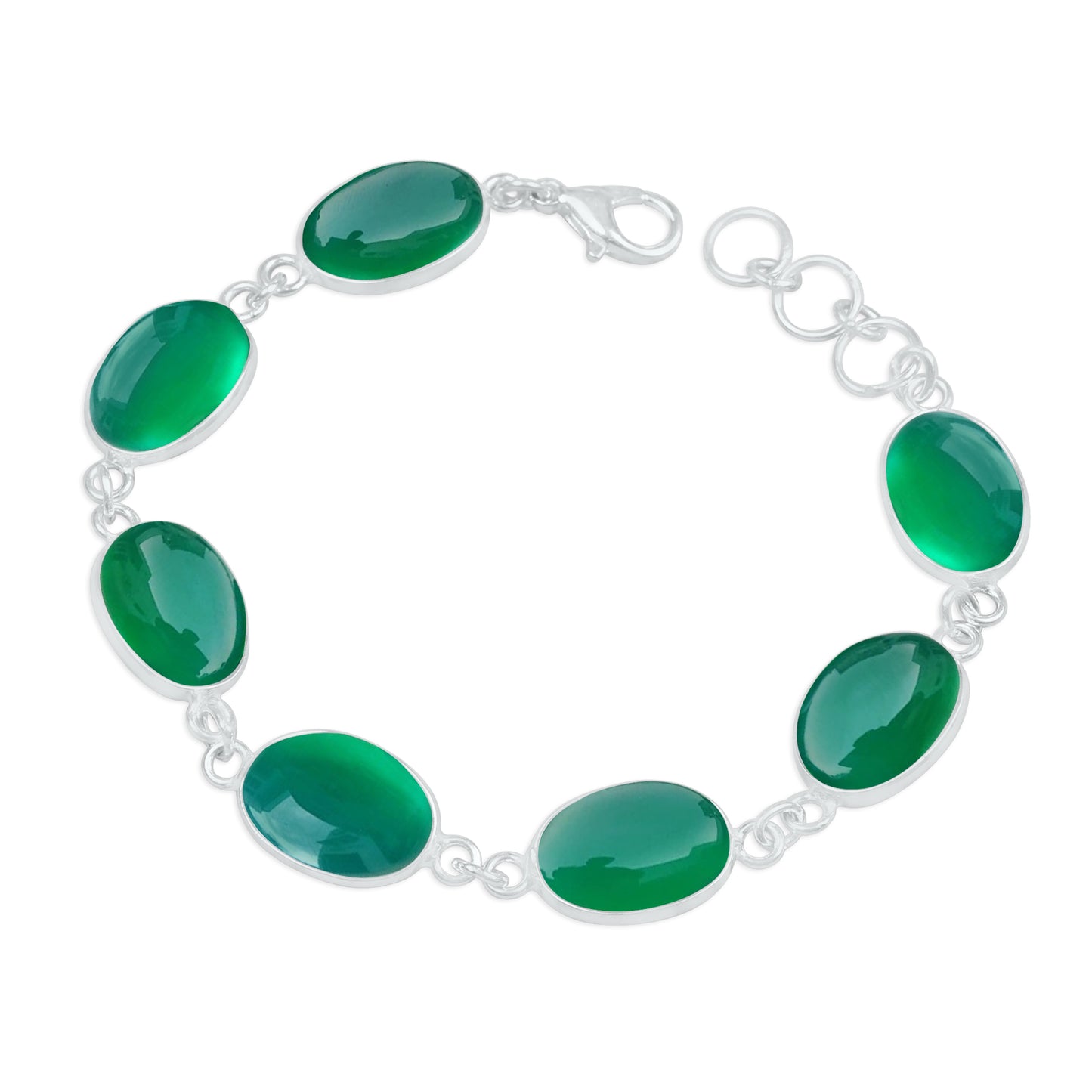 Lot de bracelets en chaîne Bazel faits à la main en cristal assortis pour femmes, bracelets plaqués argent multicolores en gros