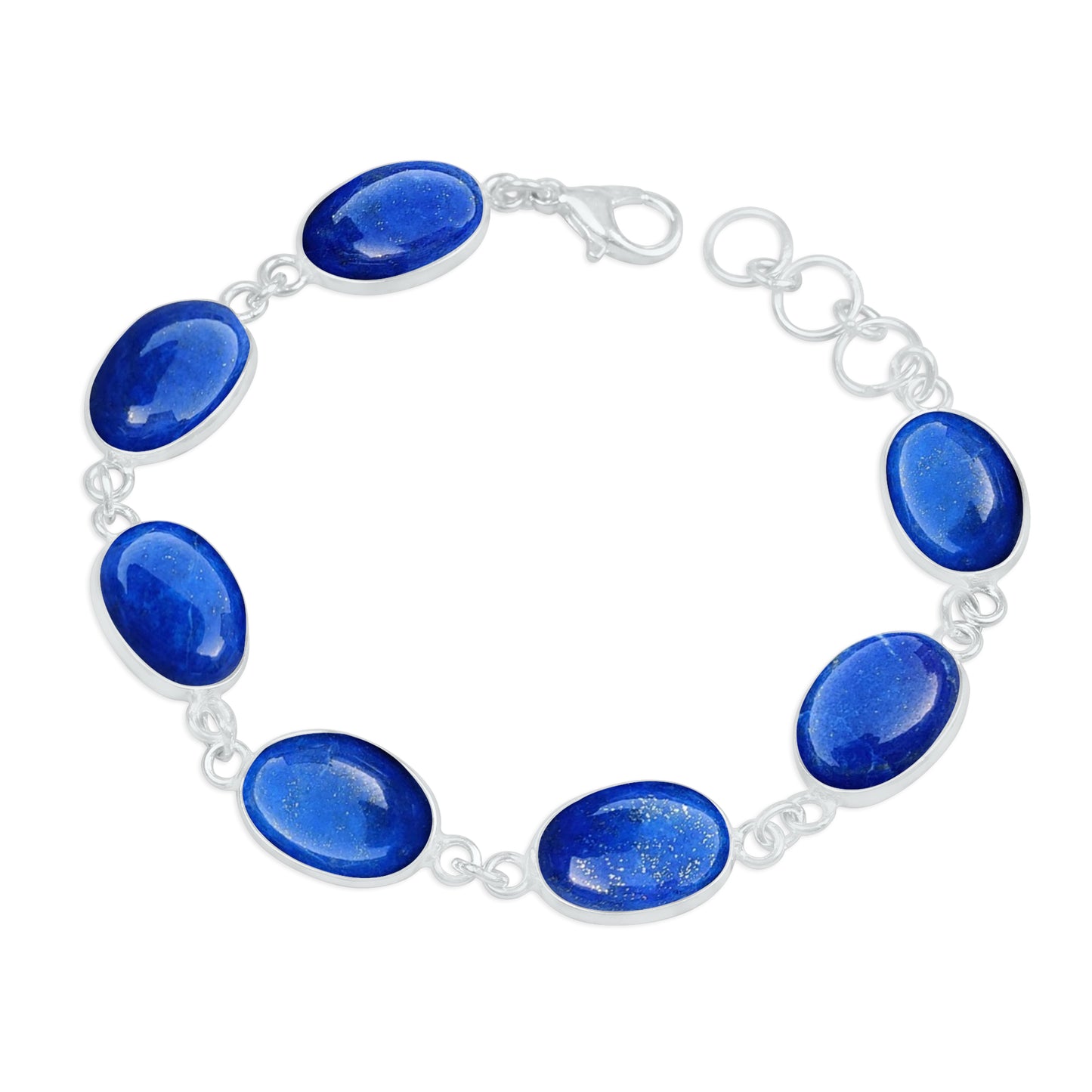 Lot de bracelets en chaîne Bazel faits à la main en cristal assortis pour femmes, bracelets plaqués argent multicolores en gros
