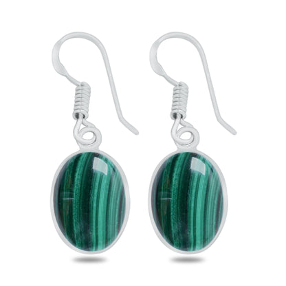Boucles d'oreilles à lunette serties de cristaux assortis - Plaqué argent, minimalistes, vente en gros