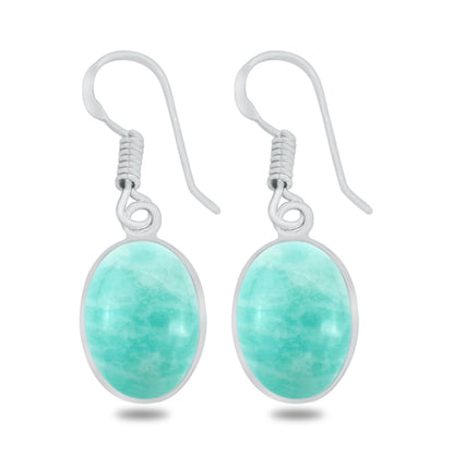 Boucles d'oreilles à lunette serties de cristaux assortis - Plaqué argent, minimalistes, vente en gros