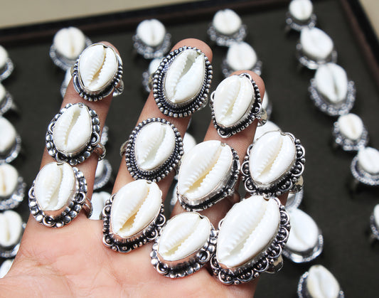 Karneol &amp; Rosenquarz Kristall Handgemachte Ringe für Frauen Schmuck Großhandelslot für Massenverkauf