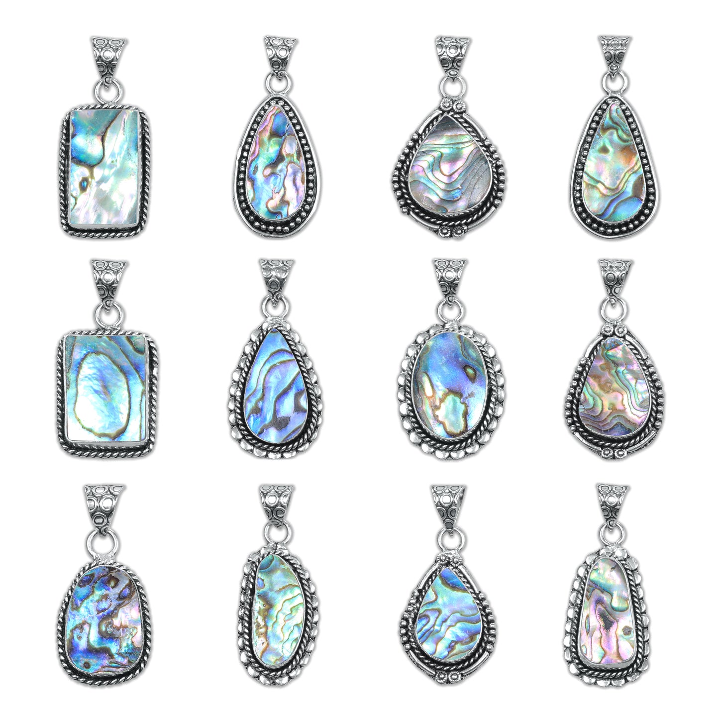 Mehrfarbige Kristallanhänger-Halskette, Schmuck, verschiedene Edelsteine, handgefertigte Anhänger für Frauen