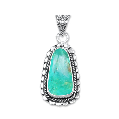 Chrysoprase Pendants – Silver-Plated, Handmade, Designer Boho | Wholesale