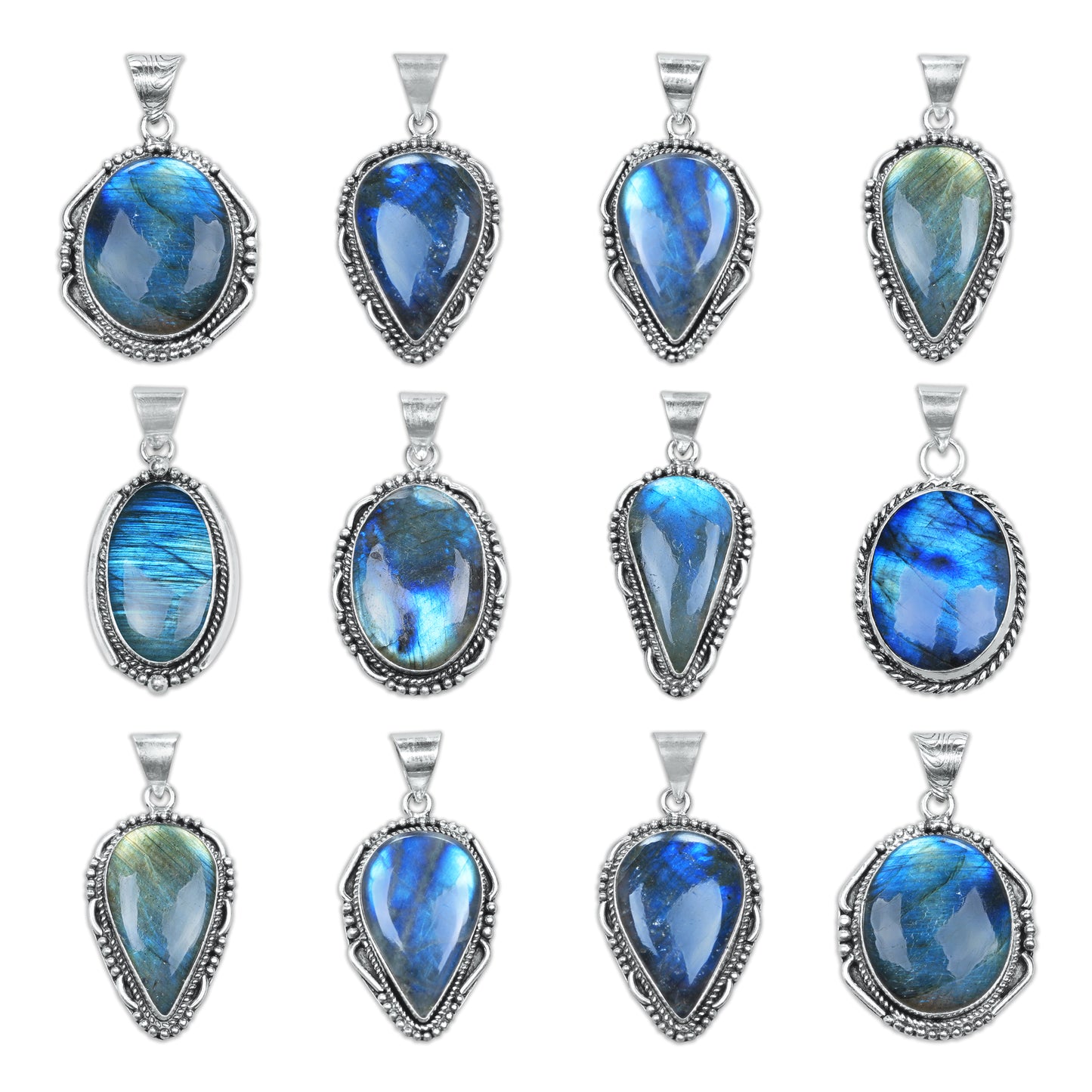 Collier avec pendentifs en cristal multicolores, bijoux en pierres précieuses assorties, pendentifs faits à la main pour femmes