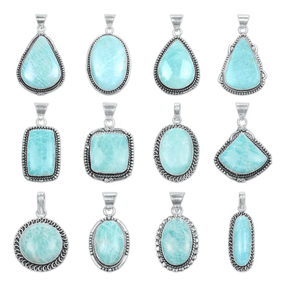 Mehrfarbige Kristallanhänger-Halskette, Schmuck, verschiedene Edelsteine, handgefertigte Anhänger für Frauen