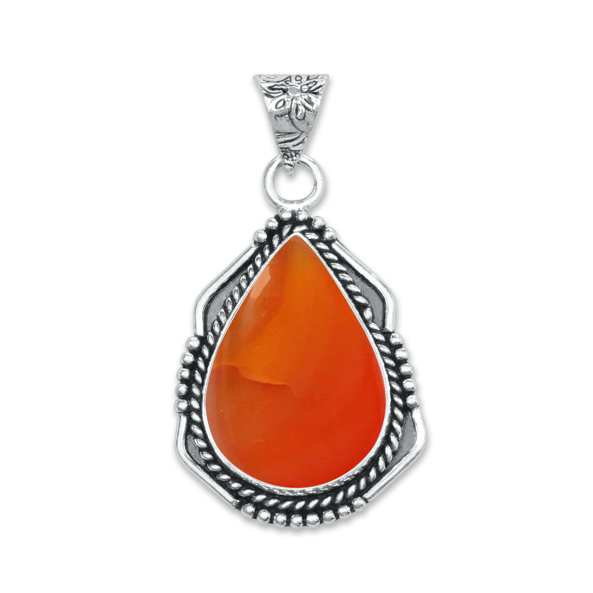 Carnelian Pendants – Silver-Plated, Handmade, Designer Boho | Wholesale