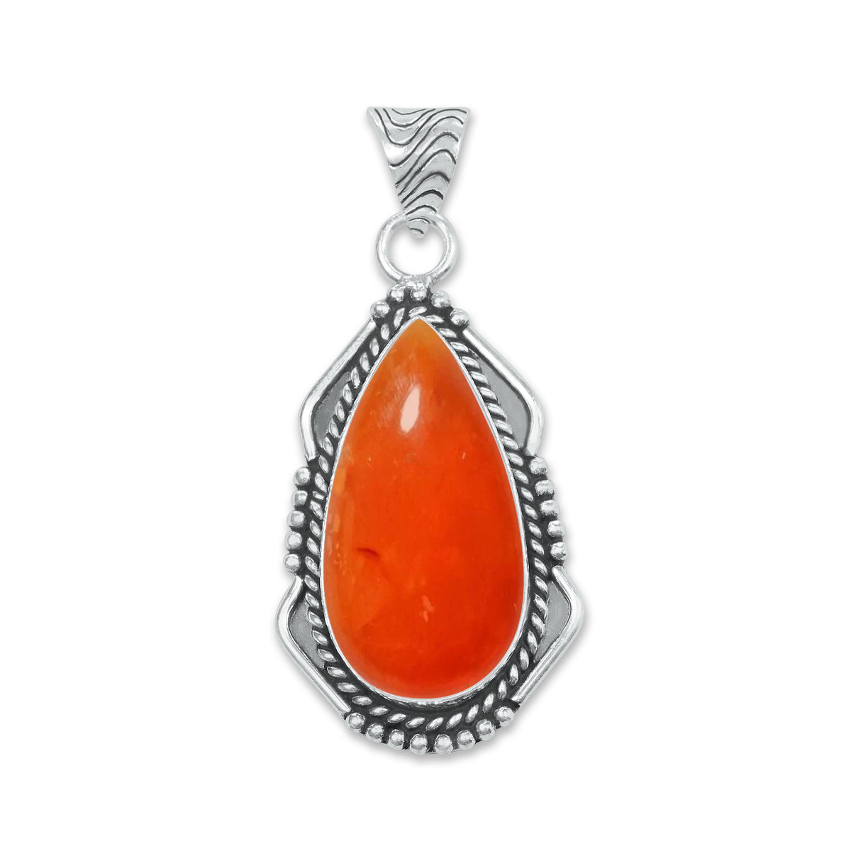 Carnelian Pendants – Silver-Plated, Handmade, Designer Boho | Wholesale
