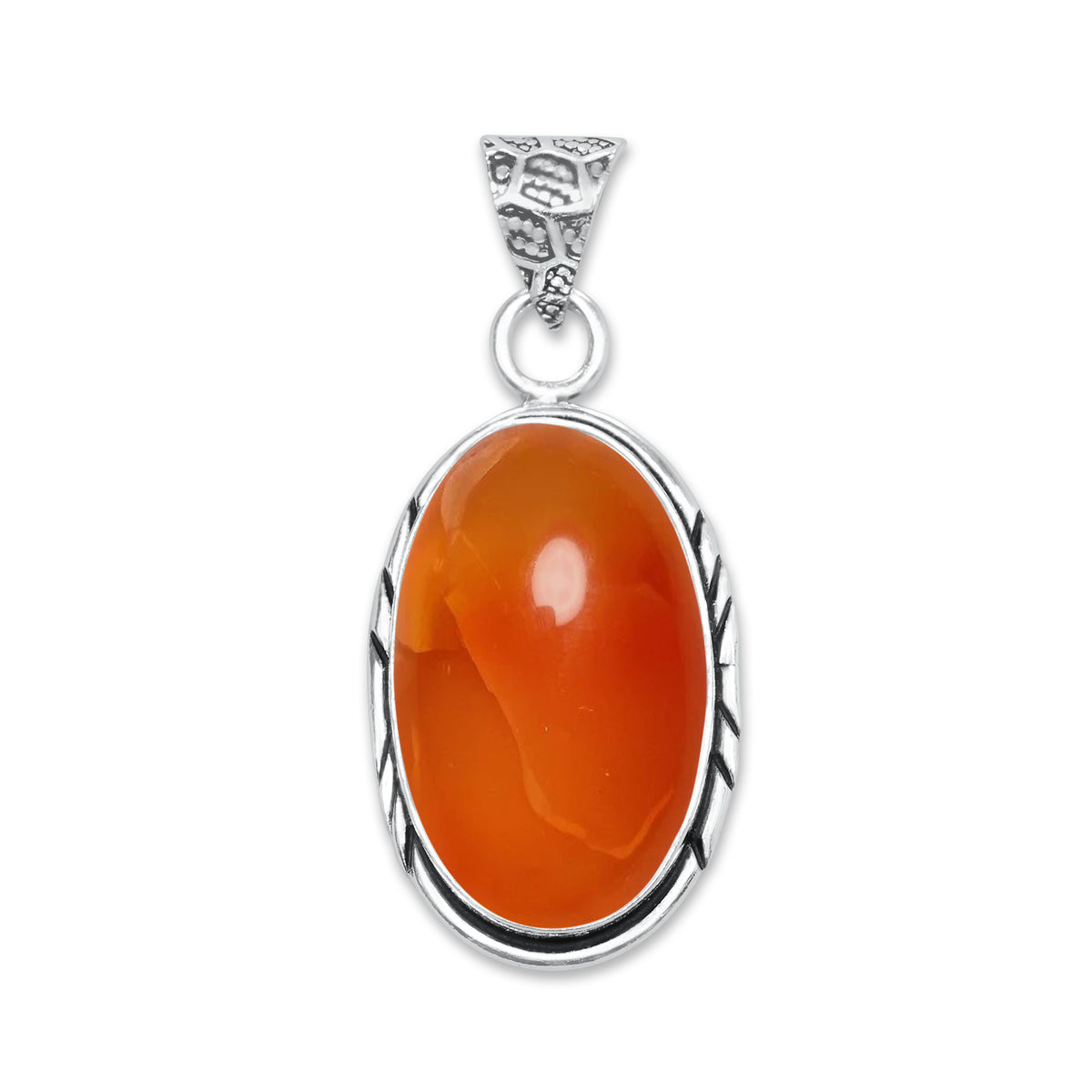 Carnelian Pendants – Silver-Plated, Handmade, Designer Boho | Wholesale