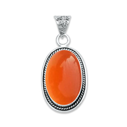 Carnelian Pendants – Silver-Plated, Handmade, Designer Boho | Wholesale