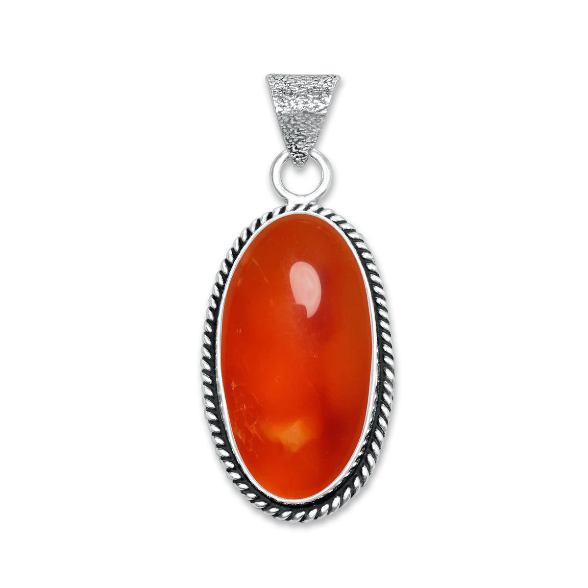 Carnelian Pendants – Silver-Plated, Handmade, Designer Boho | Wholesale