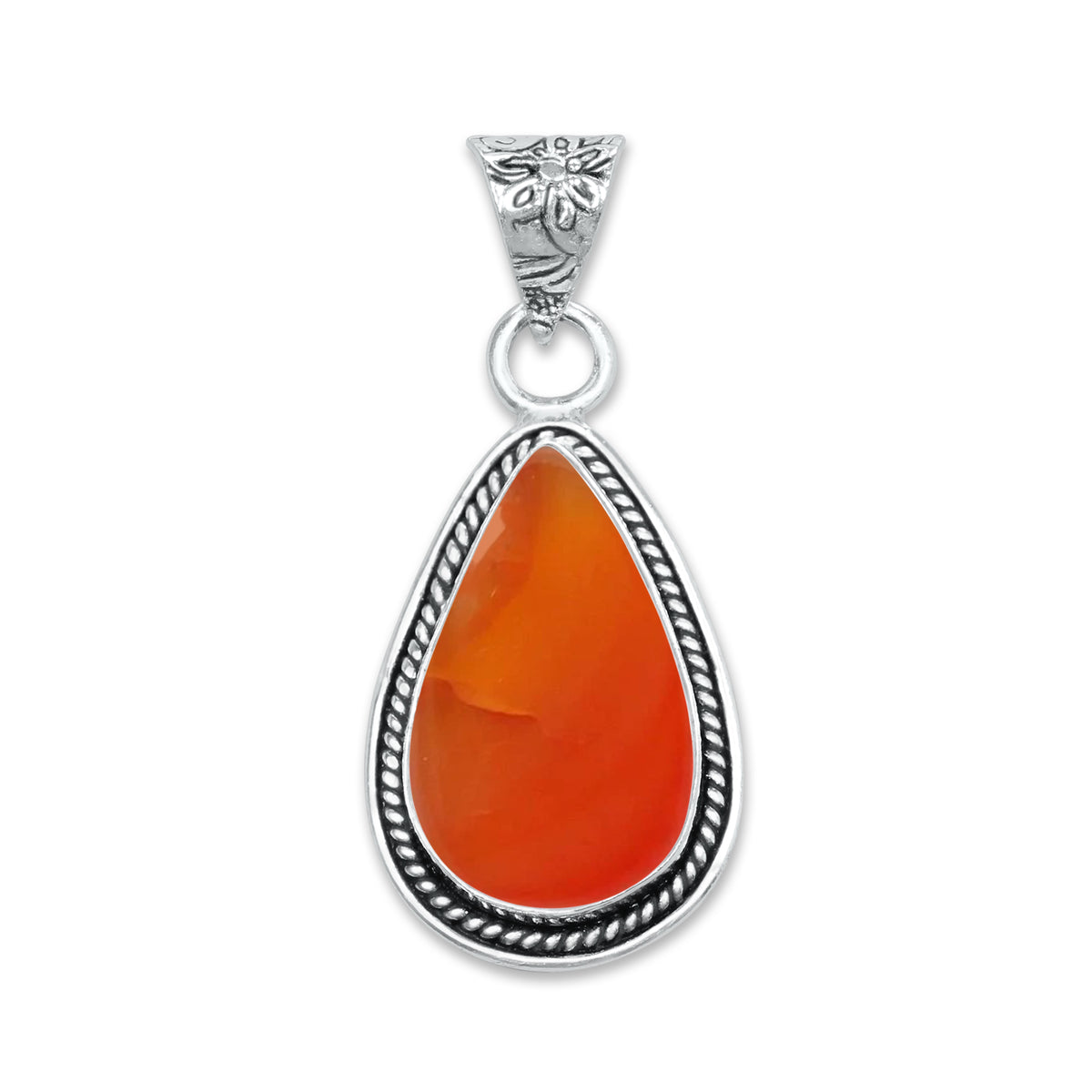 Carnelian Pendants – Silver-Plated, Handmade, Designer Boho | Wholesale