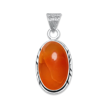 Carnelian Pendants – Silver-Plated, Handmade, Designer Boho | Wholesale