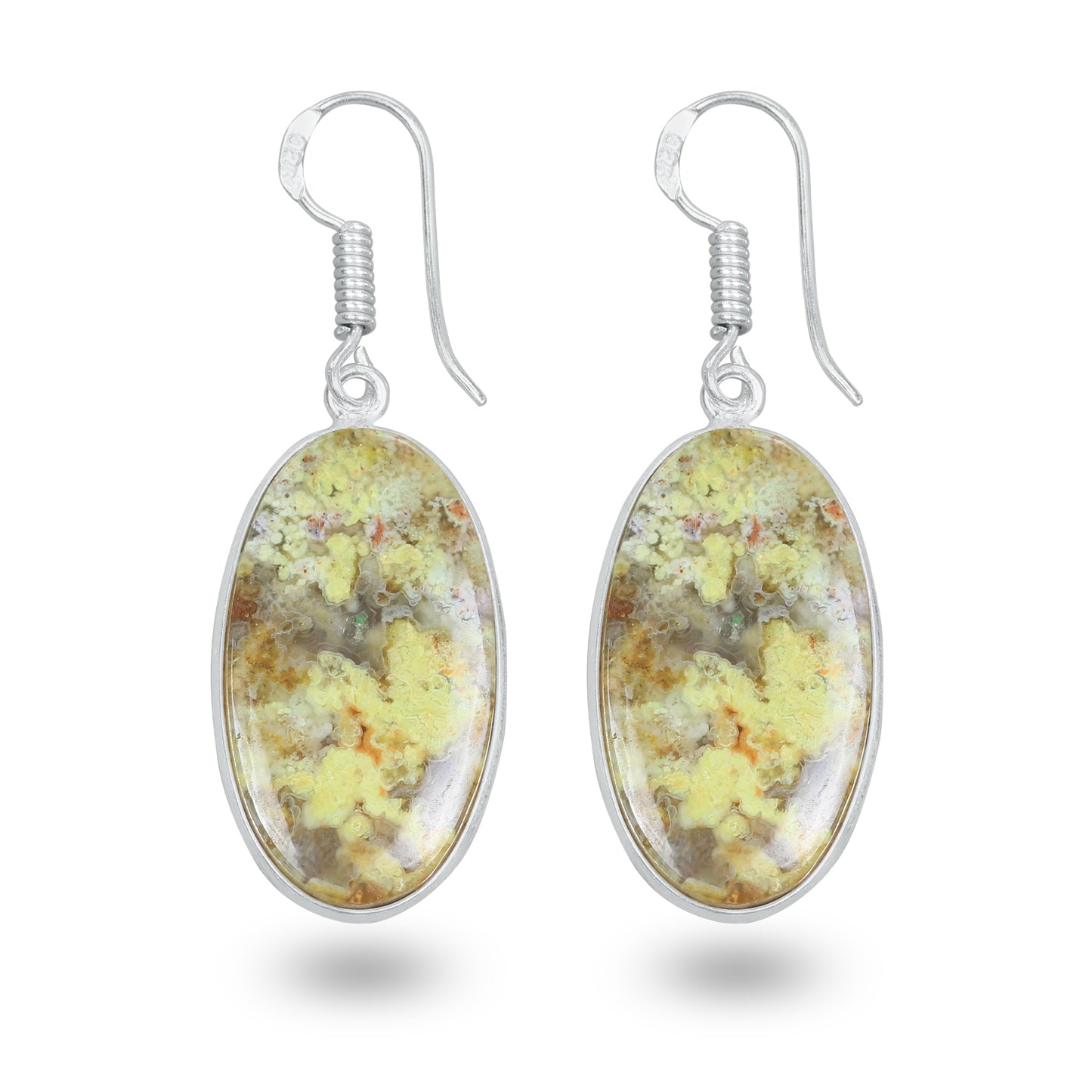Mtorolite (Chrome Chalcedony) Earrings – Minimalist, Silver-Plated | Wholesale & Handmade