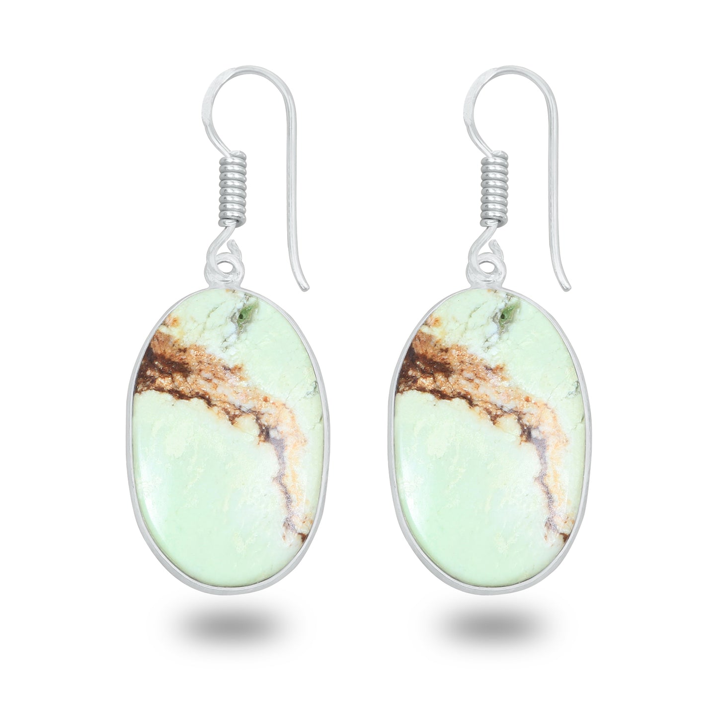 Mtorolite (Chrome Chalcedony) Earrings – Minimalist, Silver-Plated | Wholesale & Handmade