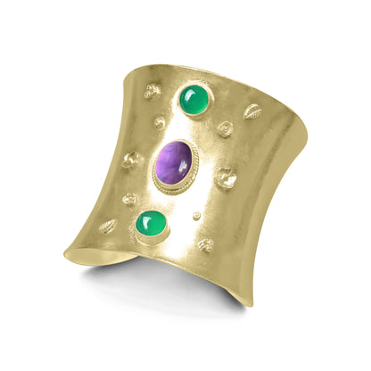 Chunky Statement Cuff Bangles – Silver-Plated, Bold Handmade Design | Wholesale (Made to Order)