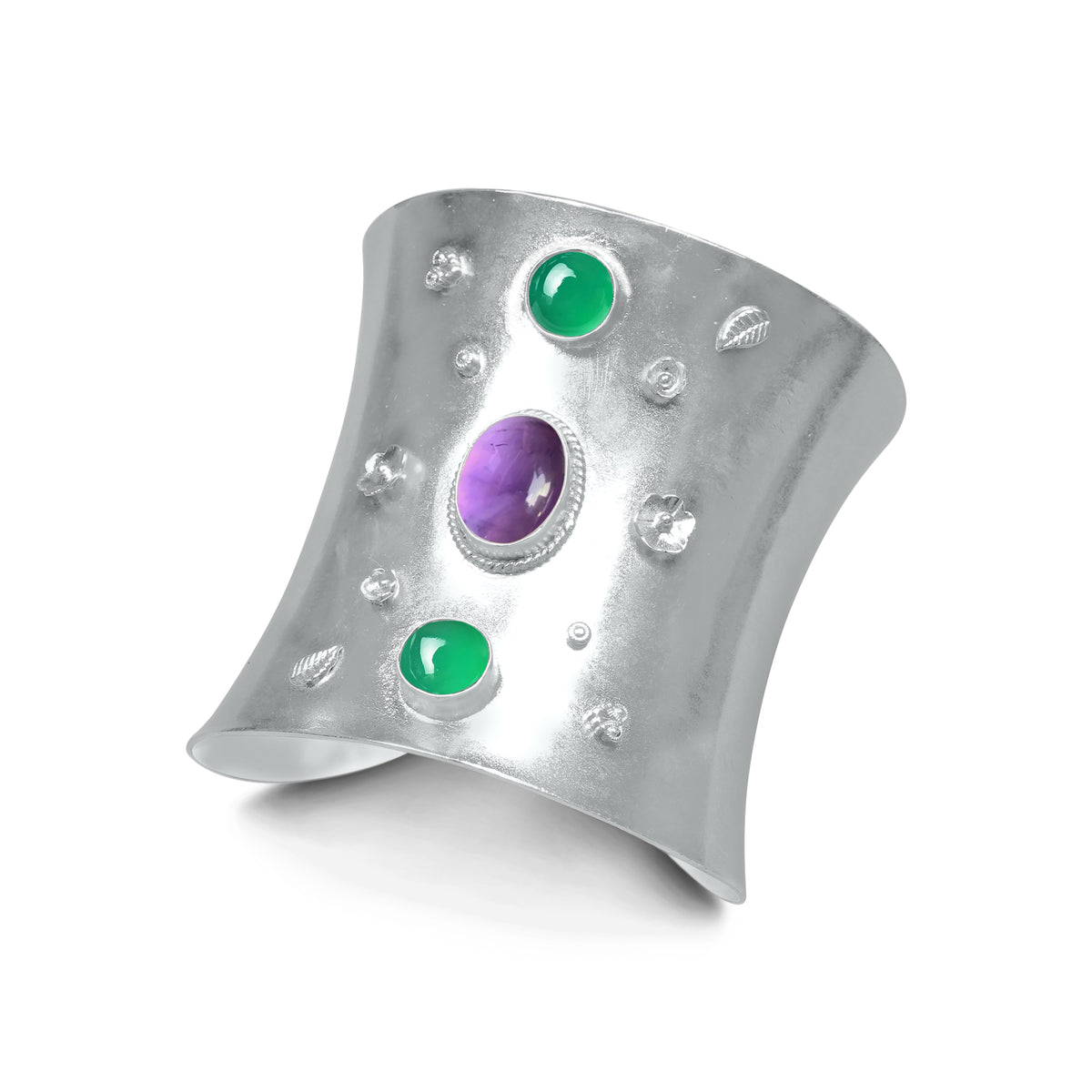 Chunky Statement Cuff Bangles – Silver-Plated, Bold Handmade Design | Wholesale (Made to Order)