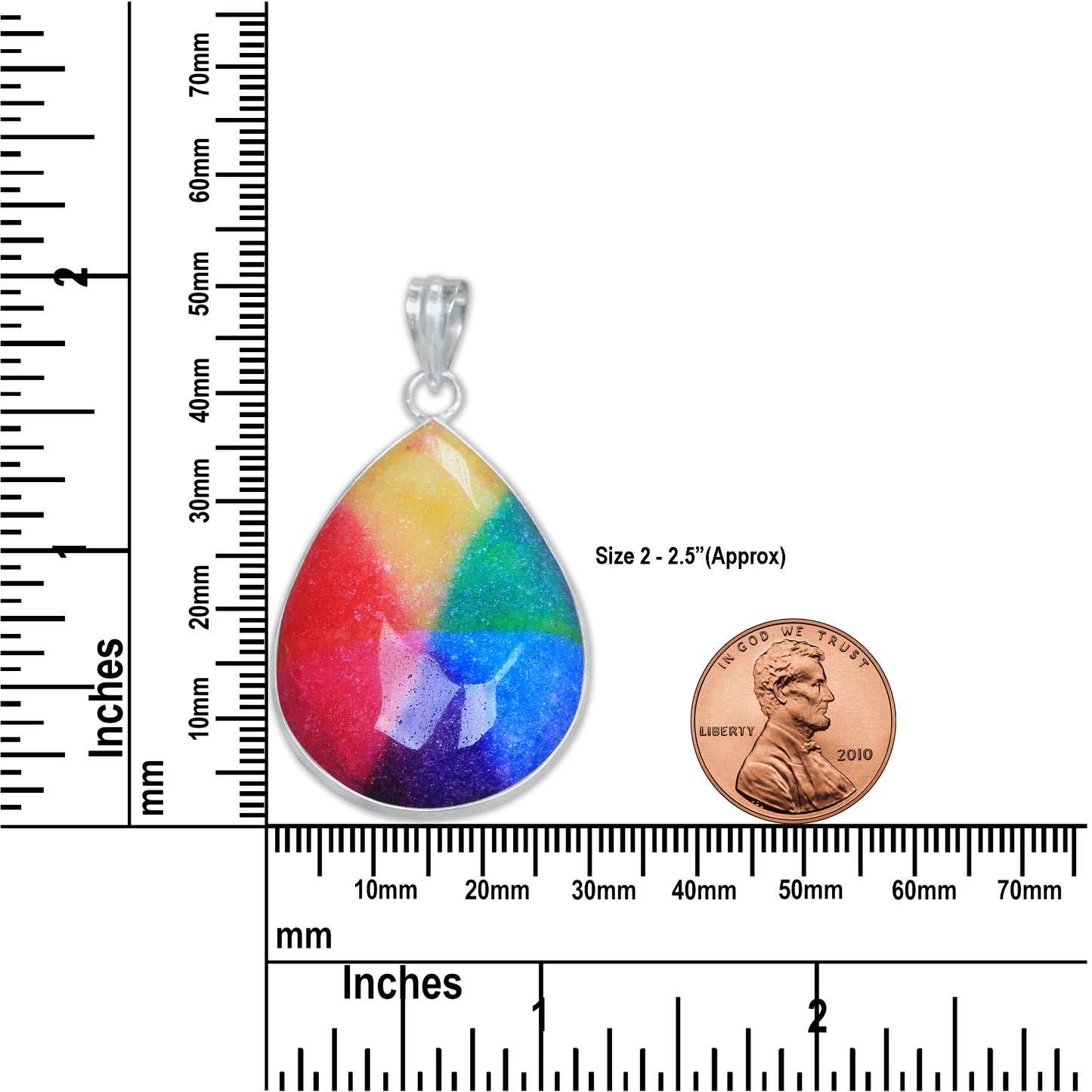 Mehrfarbige Kristallanhänger-Halskette, Schmuck, verschiedene Edelsteine, handgefertigte Anhänger für Frauen
