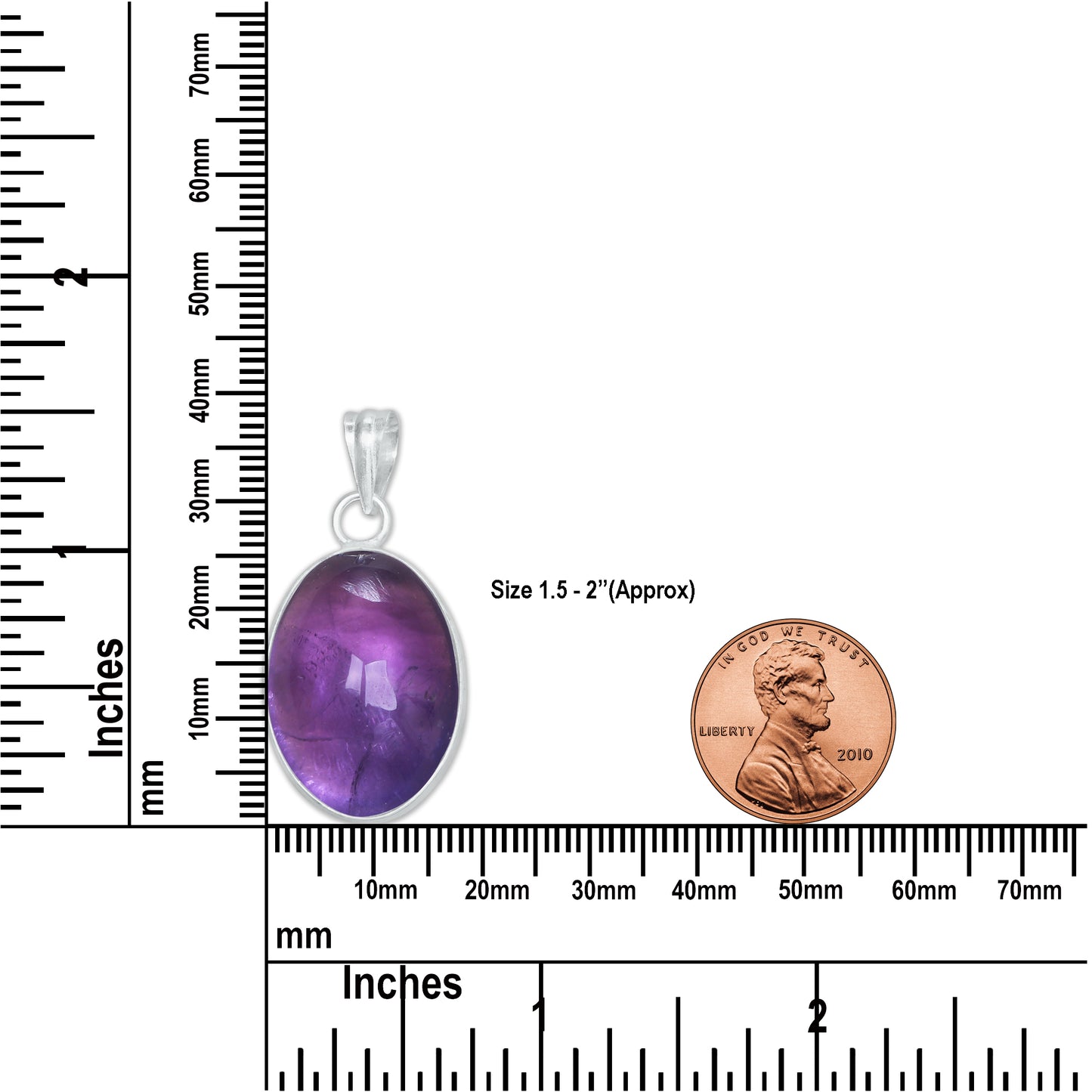 Natürliche Amethyst Anhänger Halskette Lila Amethyst Kristall Handgemachte Lünette Anhänger Halskette Für Frauen