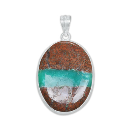 Aquaprase Minimalist Pendants -  Handmade, Silver-Plated Brass, Wholesale