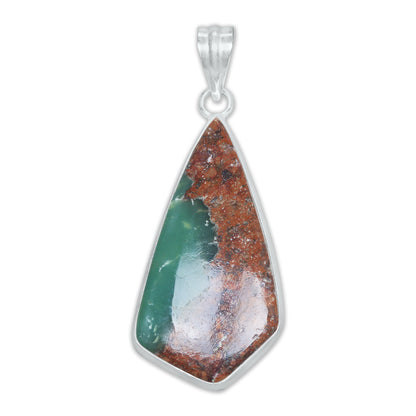 Aquaprase Minimalist Pendants -  Handmade, Silver-Plated Brass, Wholesale