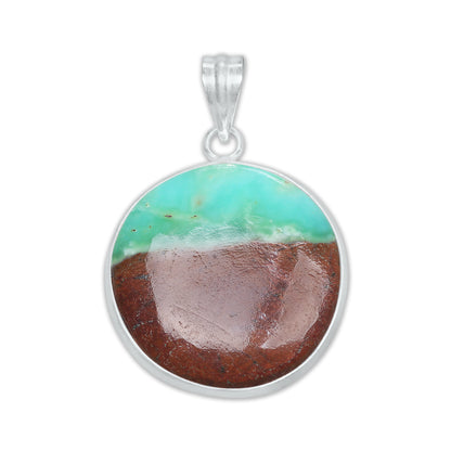 Aquaprase Minimalist Pendants -  Handmade, Silver-Plated Brass, Wholesale