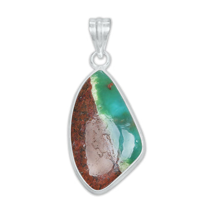 Aquaprase Minimalist Pendants -  Handmade, Silver-Plated Brass, Wholesale