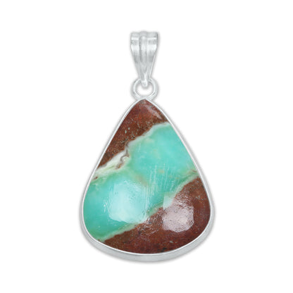 Aquaprase Minimalist Pendants -  Handmade, Silver-Plated Brass, Wholesale