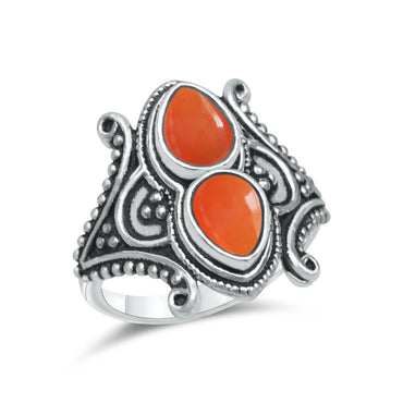 Assorted Multi-Gemstone Rings – Silver-Plated, Handmade, Mixed Colors (US Sizes 5–8, Non-Adjustable) | Wholesale