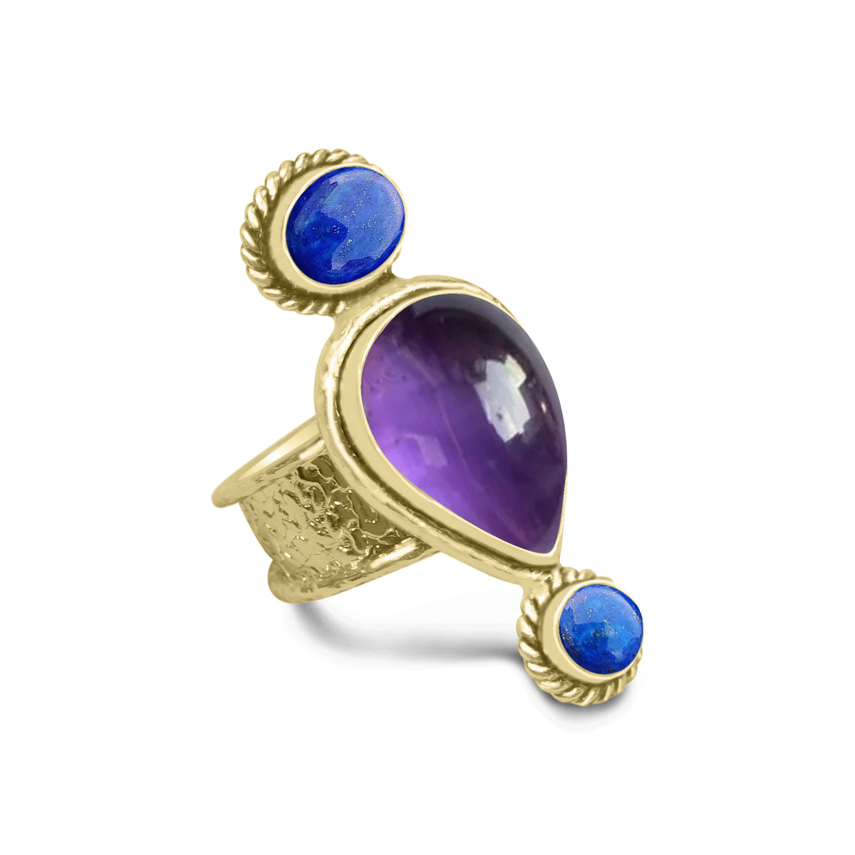 Multi-Stone Boho Cocktail Rings – Assorted Designs, 18K Gold Plated | Wholesale