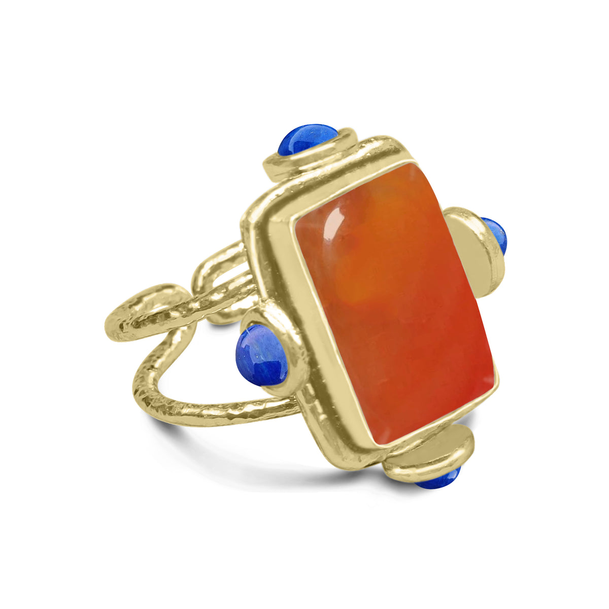 Multi-Stone Boho Cocktail Rings – Assorted Designs, 18K Gold Plated | Wholesale