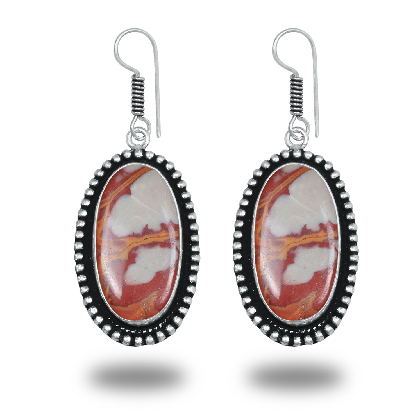 Boucles d'oreilles bohèmes en cristal pour femme - Plaqué argent, design, chic, assorties et en gros