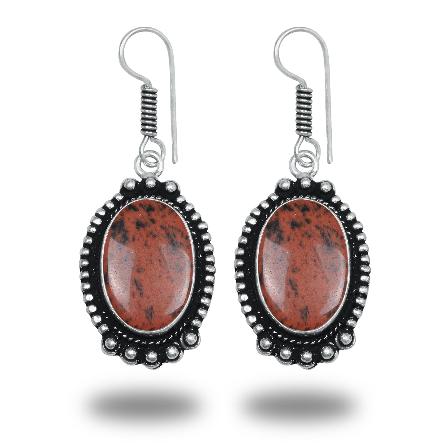 Boucles d'oreilles bohèmes en cristal pour femme - Plaqué argent, design, chic, assorties et en gros