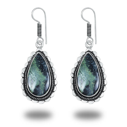 Boucles d'oreilles bohèmes en cristal pour femme - Plaqué argent, design, chic, assorties et en gros
