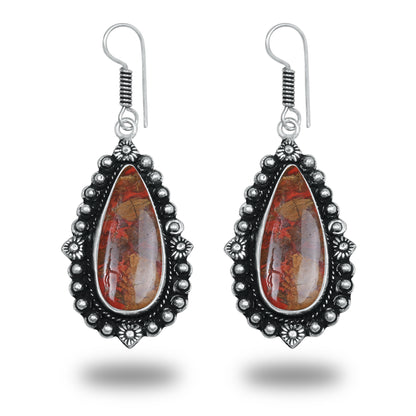 Boucles d'oreilles bohèmes en cristal pour femme - Plaqué argent, design, chic, assorties et en gros