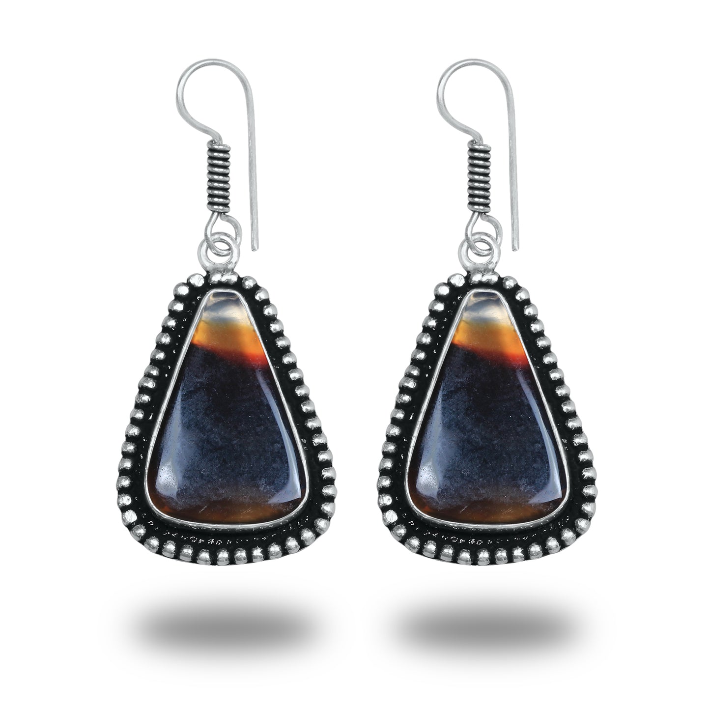 Boucles d'oreilles bohèmes en cristal pour femme - Plaqué argent, design, chic, assorties et en gros