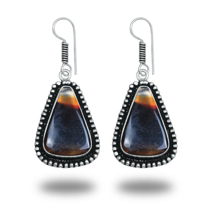 Boucles d'oreilles bohèmes en cristal pour femme - Plaqué argent, design, chic, assorties et en gros