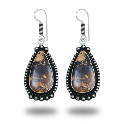 Boucles d'oreilles bohèmes en cristal pour femme - Plaqué argent, design, chic, assorties et en gros