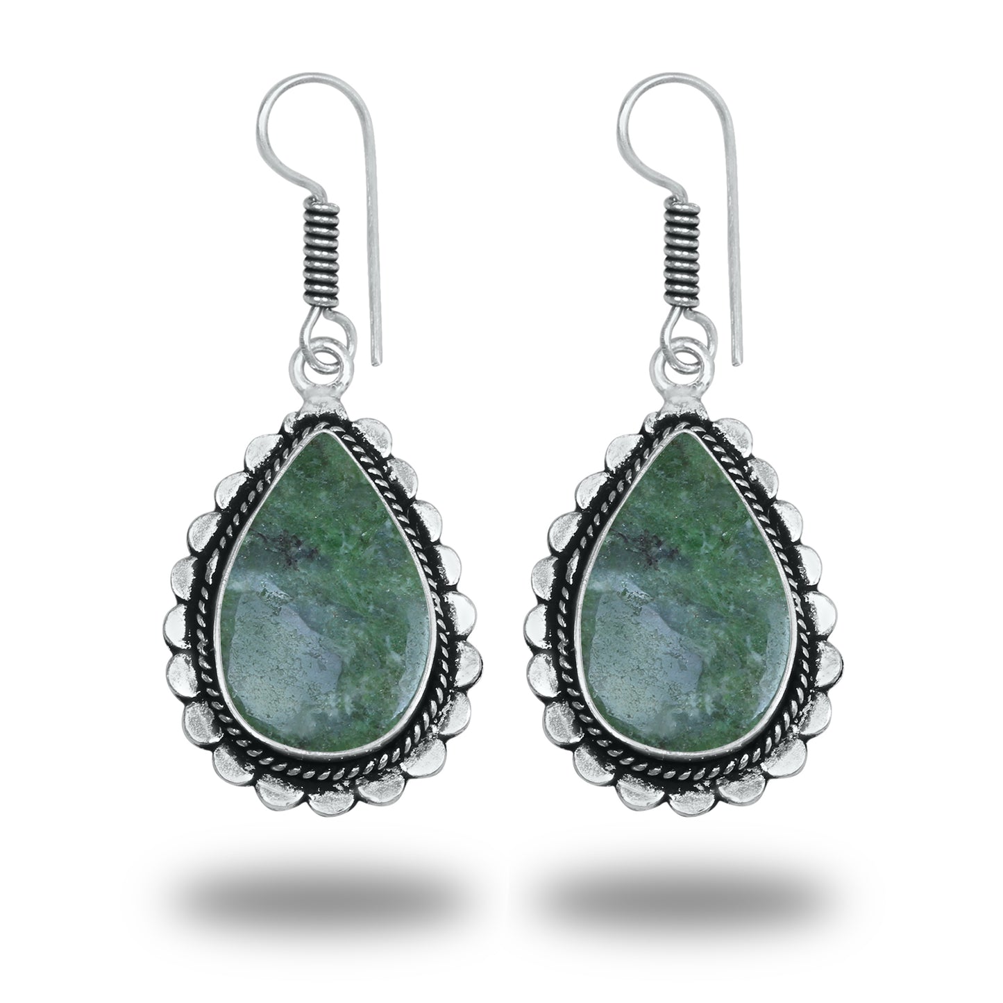Boucles d'oreilles bohèmes en cristal pour femme - Plaqué argent, design, chic, assorties et en gros