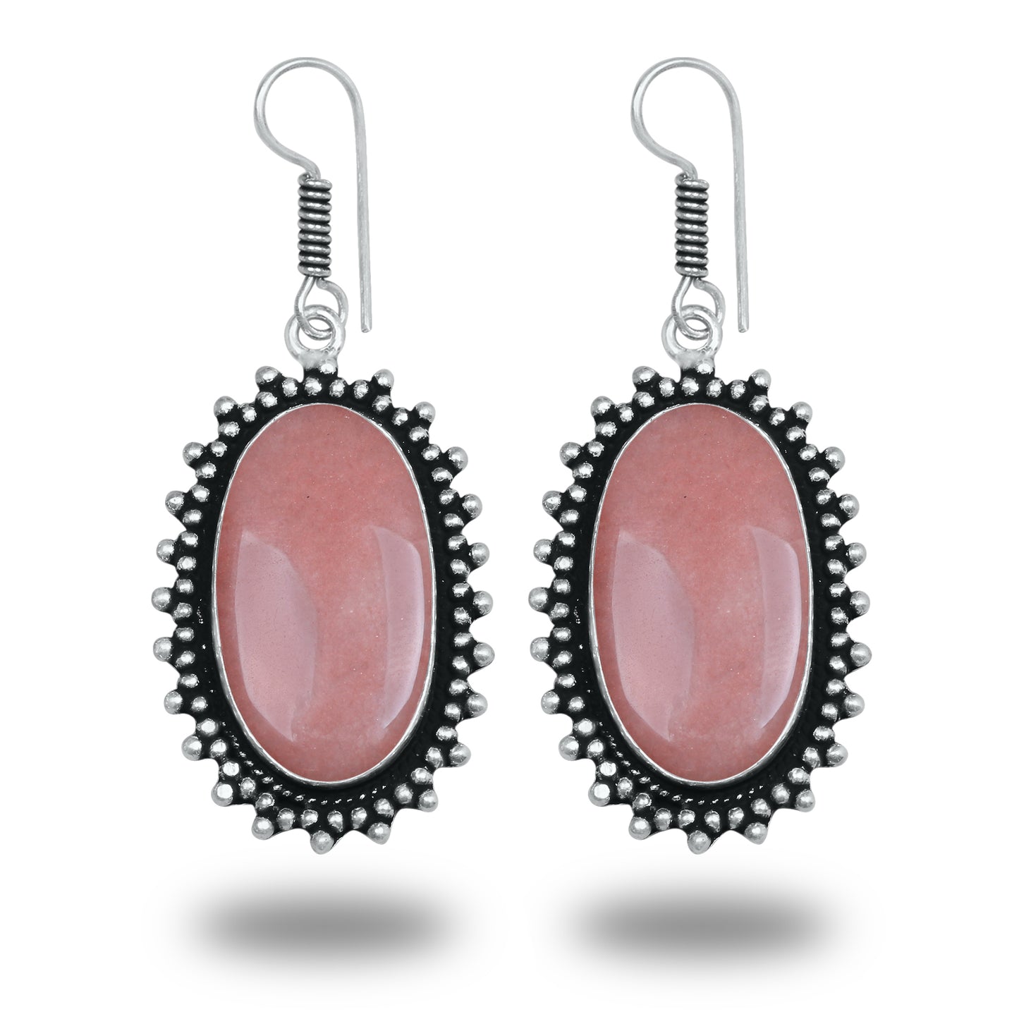 Boucles d'oreilles bohèmes en cristal pour femme - Plaqué argent, design, chic, assorties et en gros