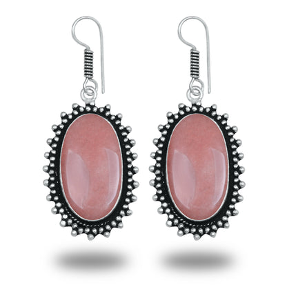 Boucles d'oreilles bohèmes en cristal pour femme - Plaqué argent, design, chic, assorties et en gros