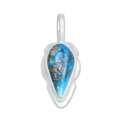 Pendentifs en pierres précieuses amazonites faits à la main - Qualité AAA, laiton plaqué argent, formes assorties